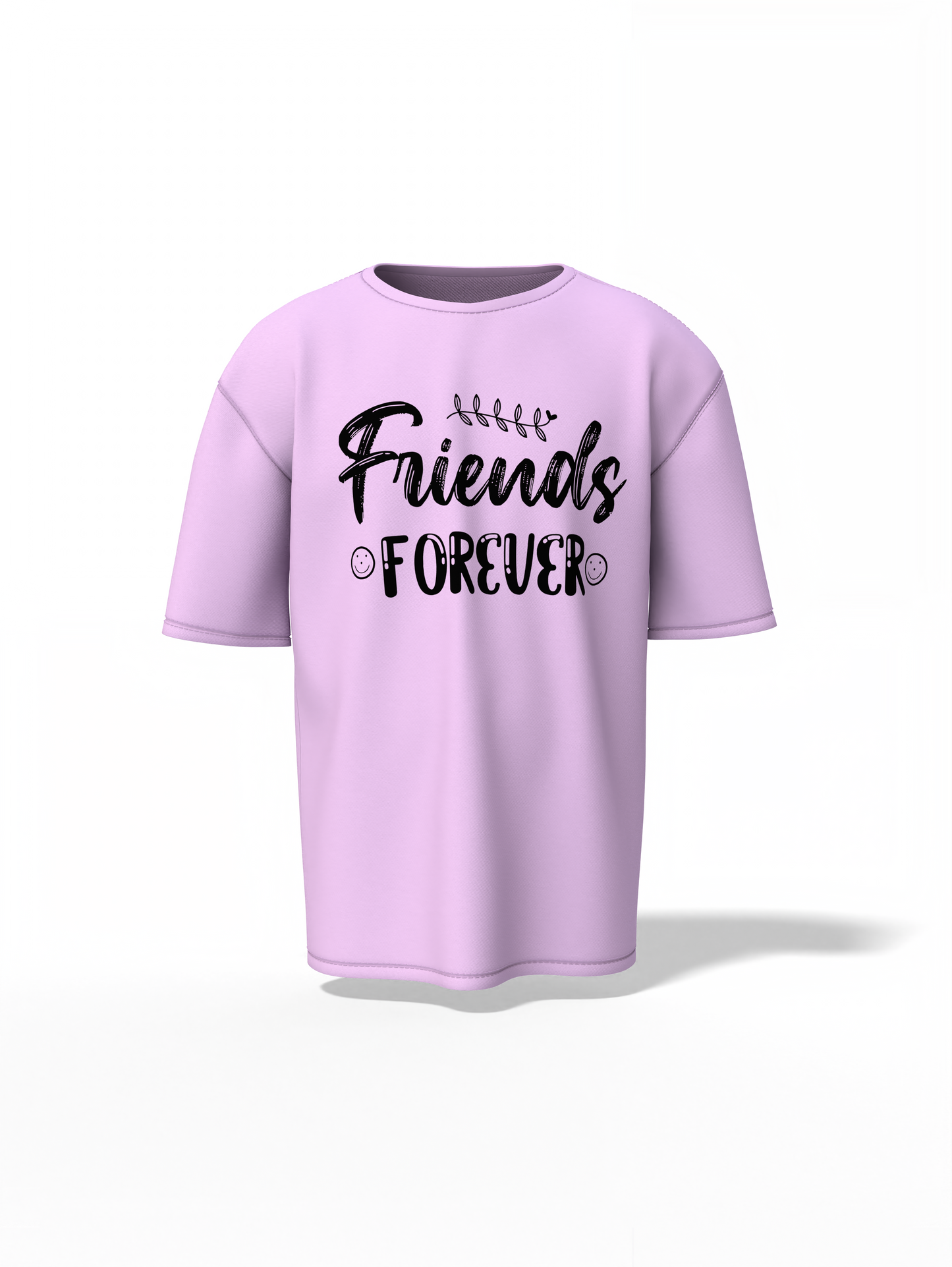 Forever Friends Oversized T-Shirt – Stylish Friendship Tee