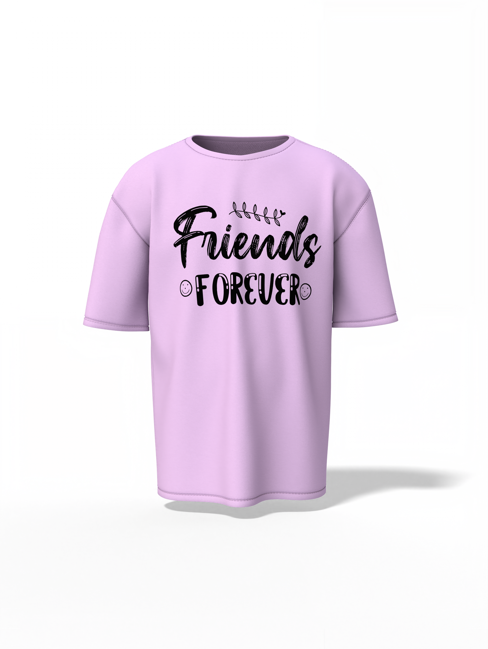 Forever Friends Oversized T-Shirt – Stylish Friendship Tee