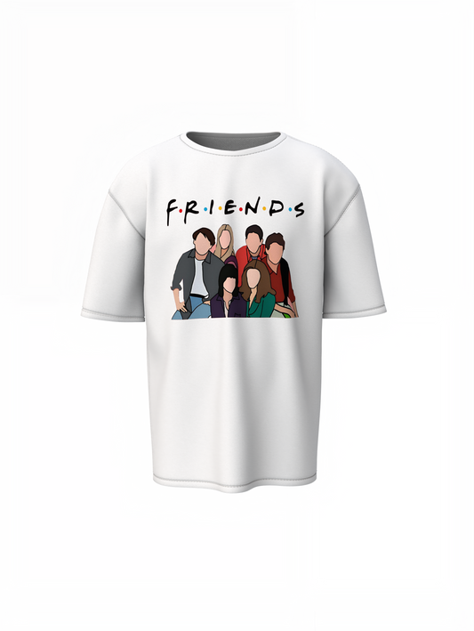 Friends Graphic Oversized T-Shirt