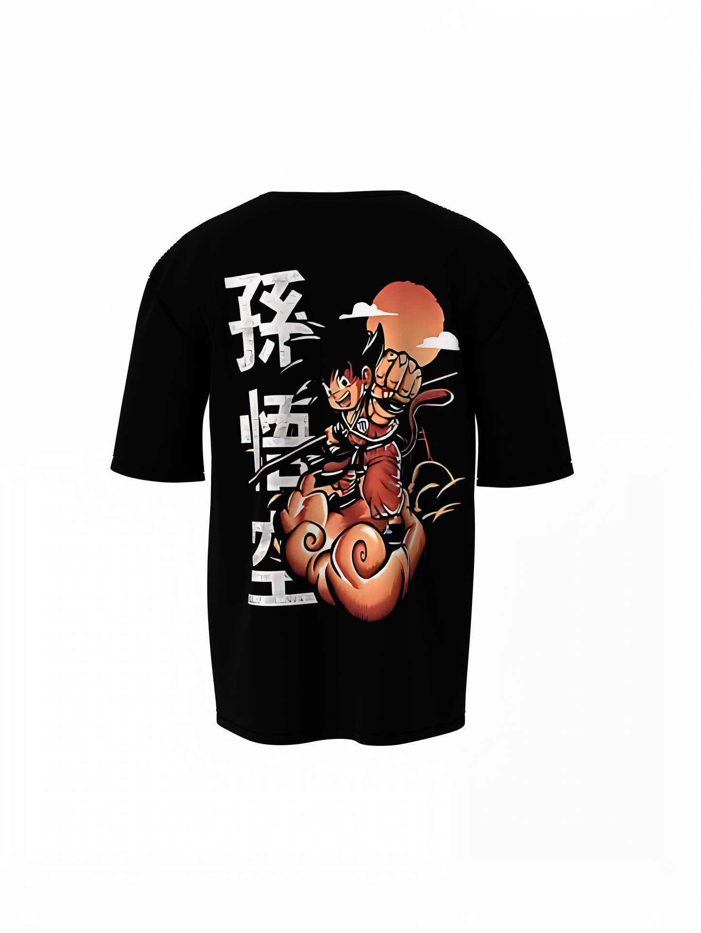 Son Goku Oversized T-Shirt Anime Streetwear Casual Tee Fits