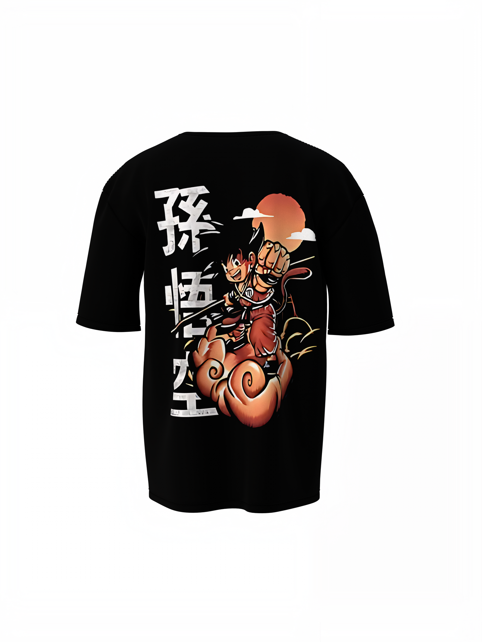 Son Goku Oversized T-Shirt Anime Streetwear Casual Tee Fits