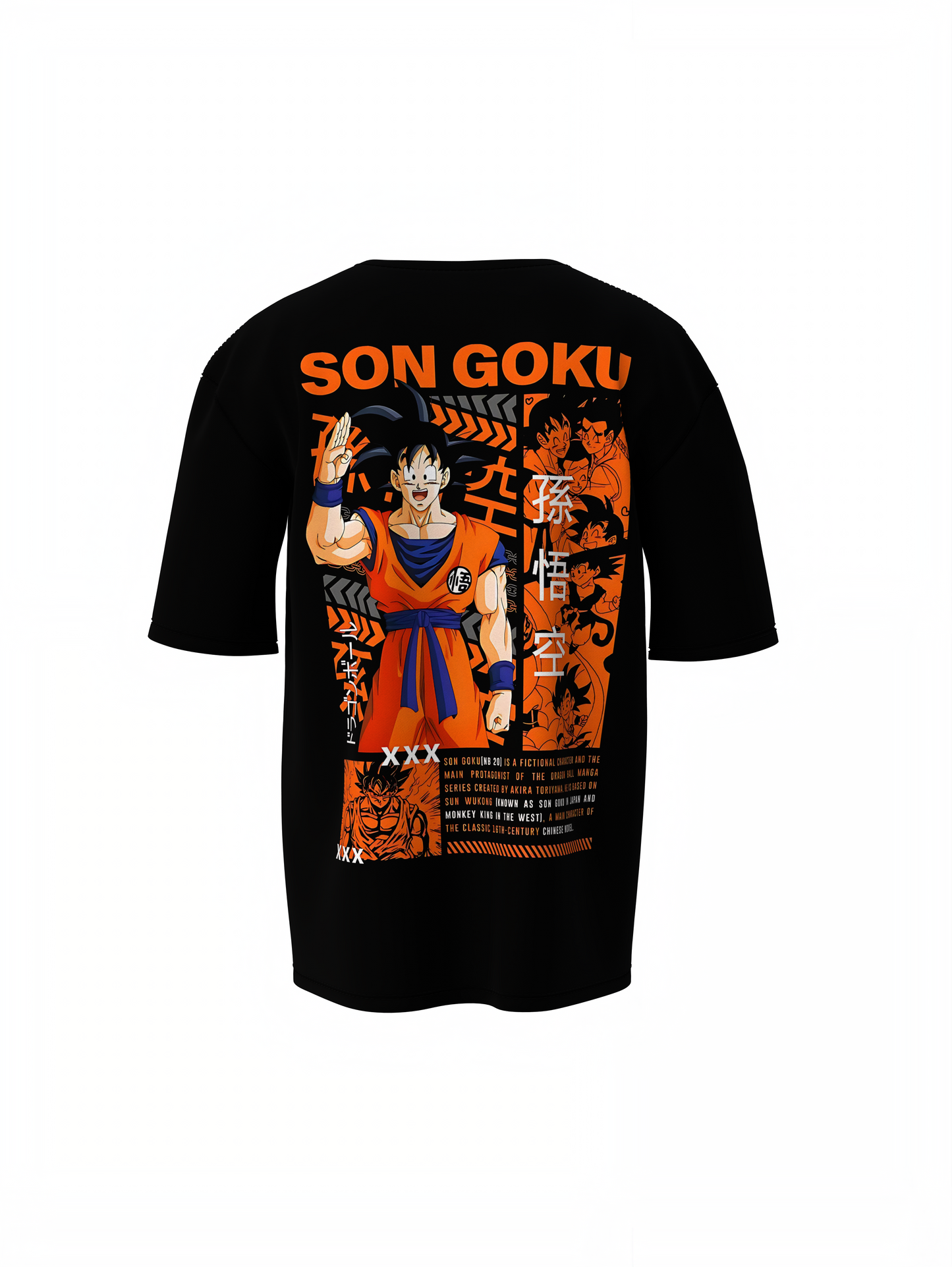 Awakened Goku Oversized T-Shirt Powerful Saiyan Tee