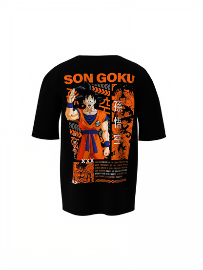 Awakened Goku Oversized T-Shirt Powerful Saiyan Tee
