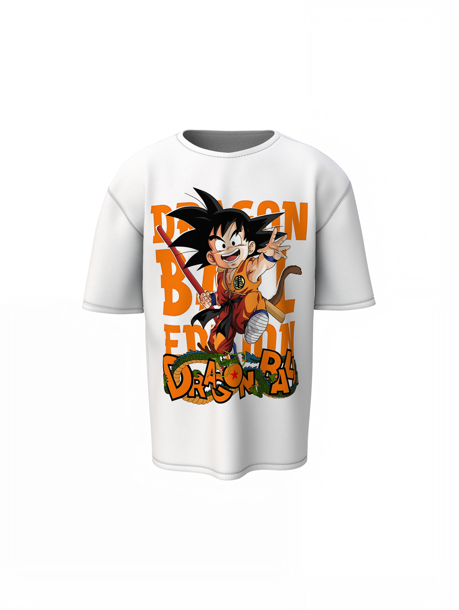 Son Goku Anime Oversized T-Shirt Dragon Ball Streetwear Tee