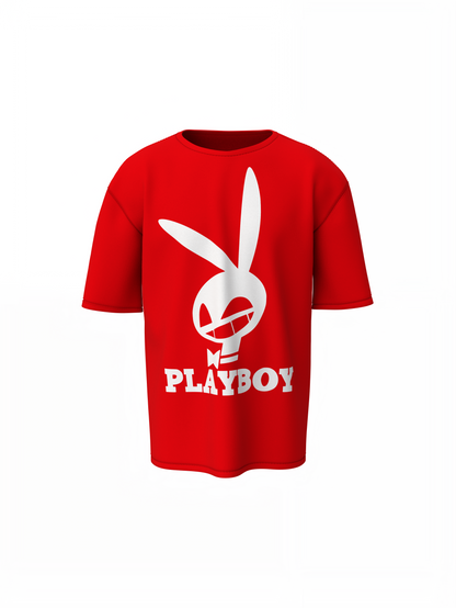 Playboy Retro Style Oversized T-Shirt – Relaxed Fit Streetwear