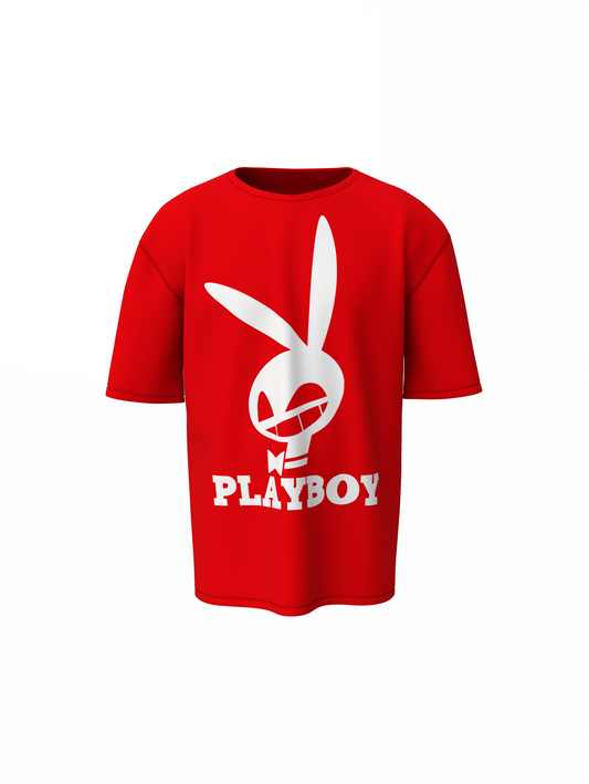 Playboy Retro Style Oversized T-Shirt – Relaxed Fit Streetwear
