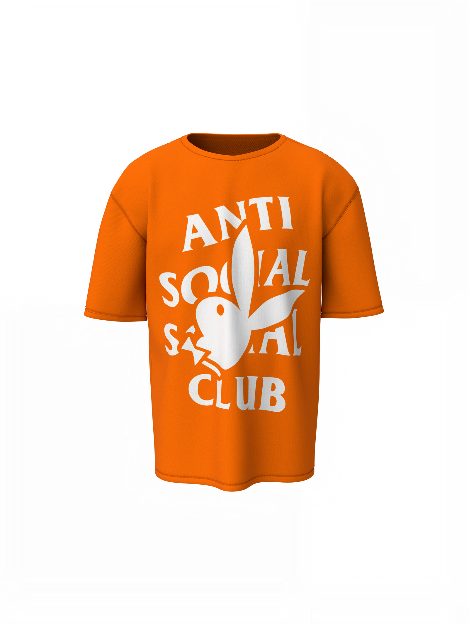 Anti Social Bunny Oversized T-Shirt Bold and Trendy T-shirt