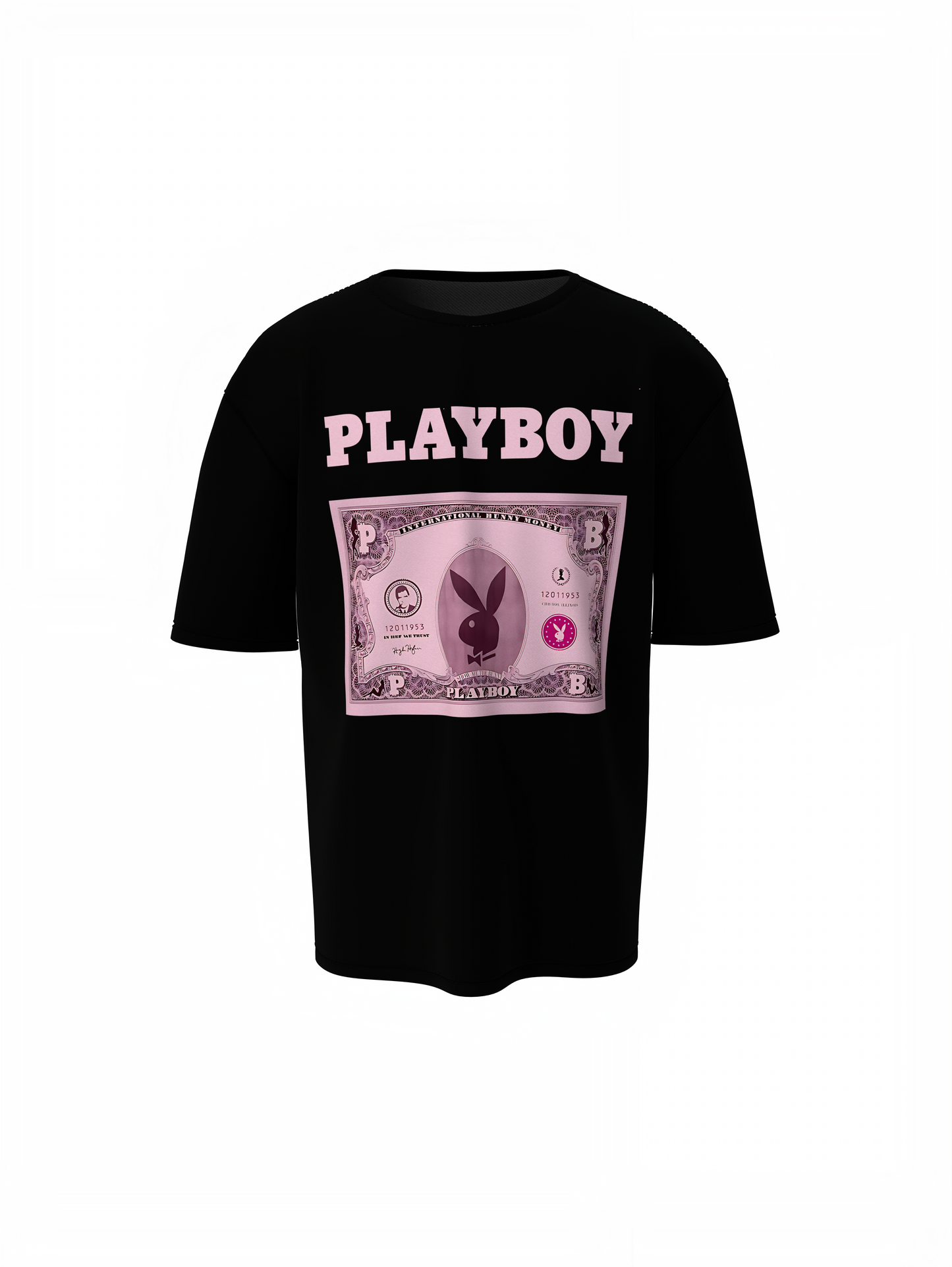 Playboy Money Oversized T-Shirt – Bold Streetwear Graphic Tee