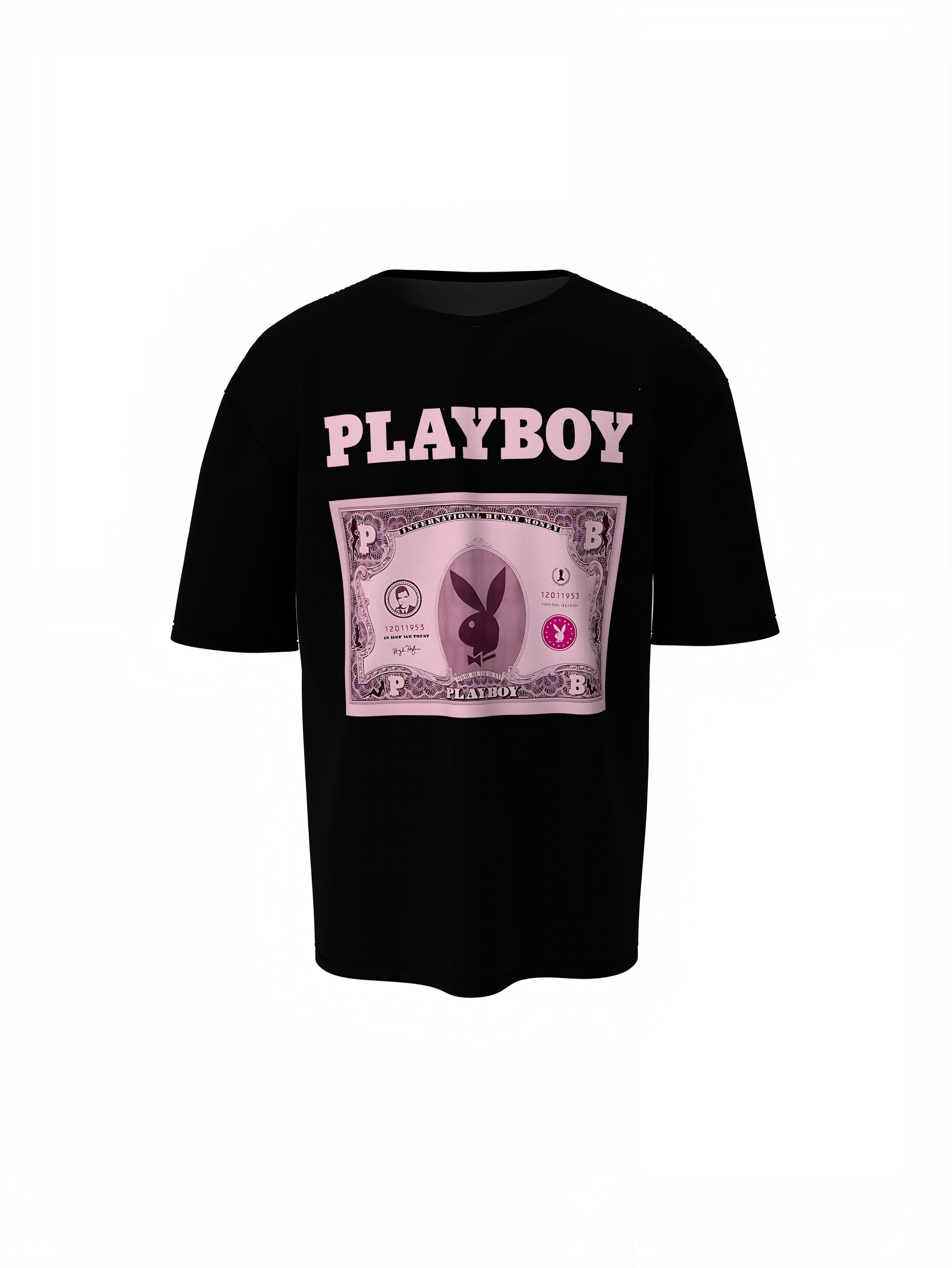 Playboy Money Oversized T-Shirt – Bold Streetwear Graphic Tee