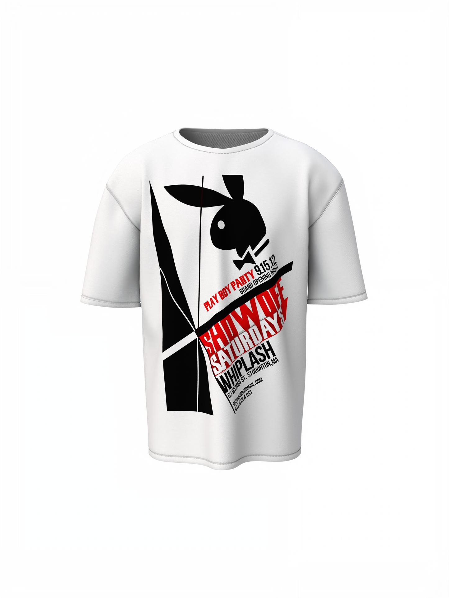 Playboy Party Oversized T-Shirt – Bold Streetwear Graphic