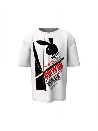 Playboy Party Oversized T-Shirt – Bold Streetwear Graphic