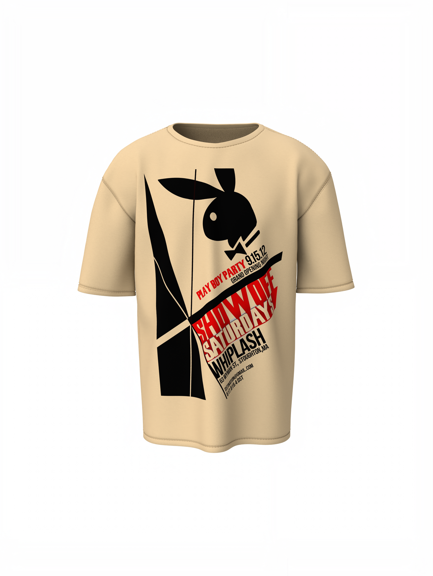 Playboy Party Oversized T-Shirt – Bold Streetwear Graphic