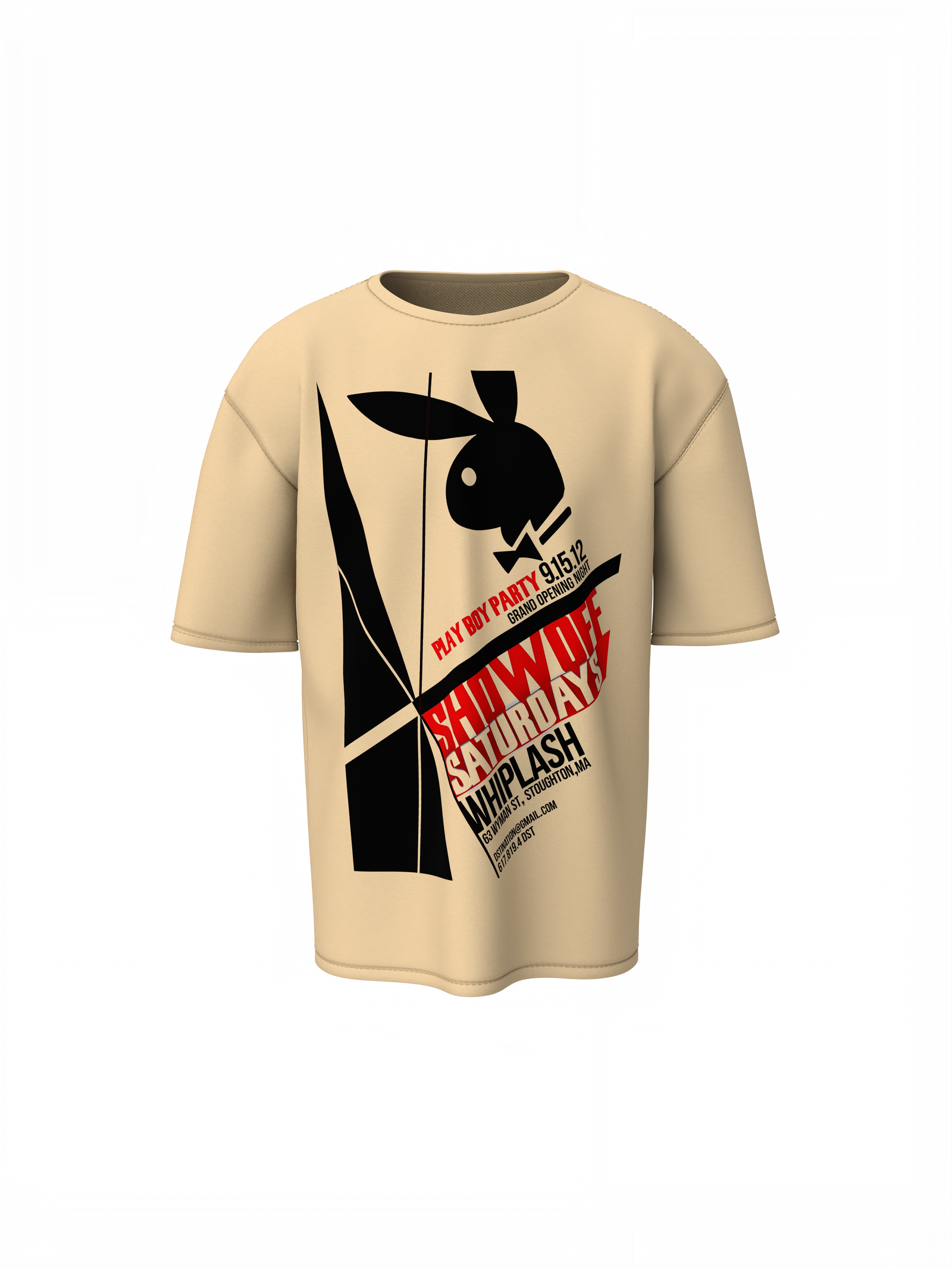 Playboy Party Oversized T-Shirt – Bold Streetwear Graphic