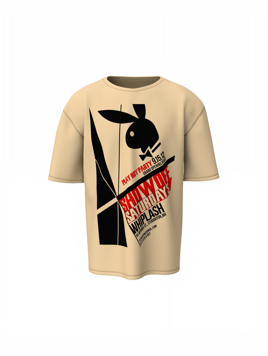 Playboy Party Oversized T-Shirt – Bold Streetwear Graphic