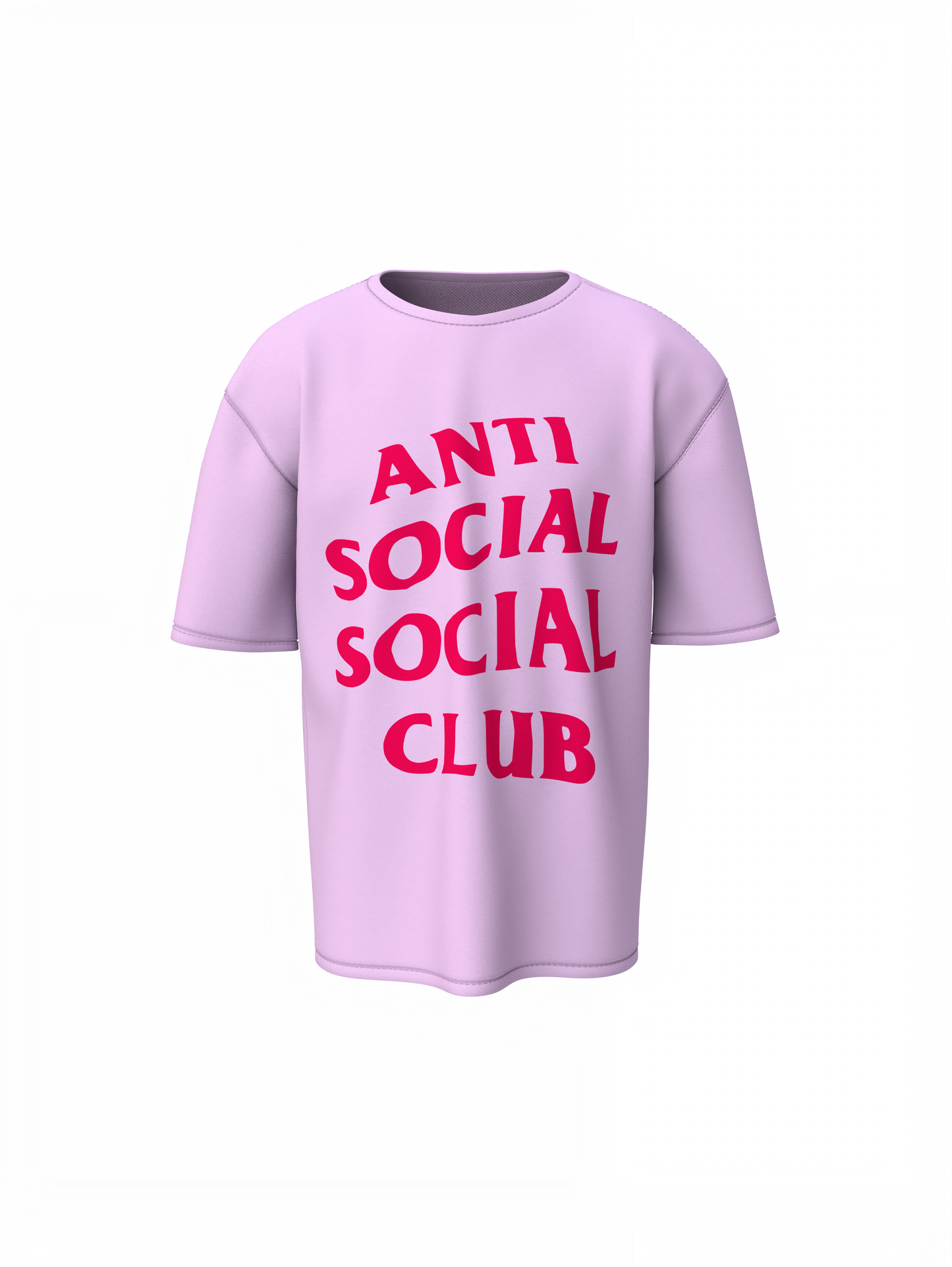 Anti Social Club Oversized T-Shirt Comfortable Graphic T-shirt