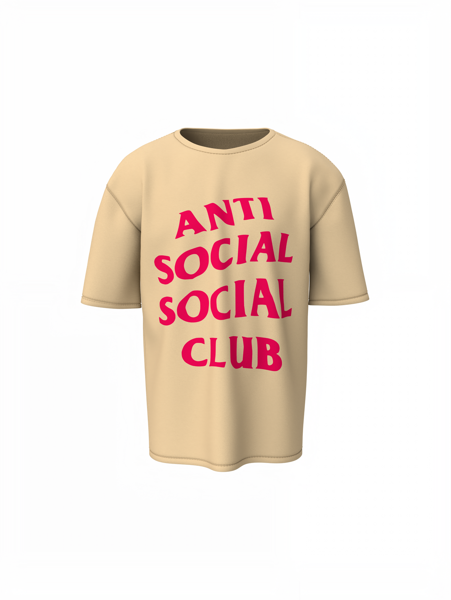 Anti Social Club Oversized T-Shirt Comfortable Graphic T-shirt