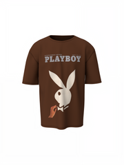 Playboy Dark Icon Oversized Graphic T-Shirt