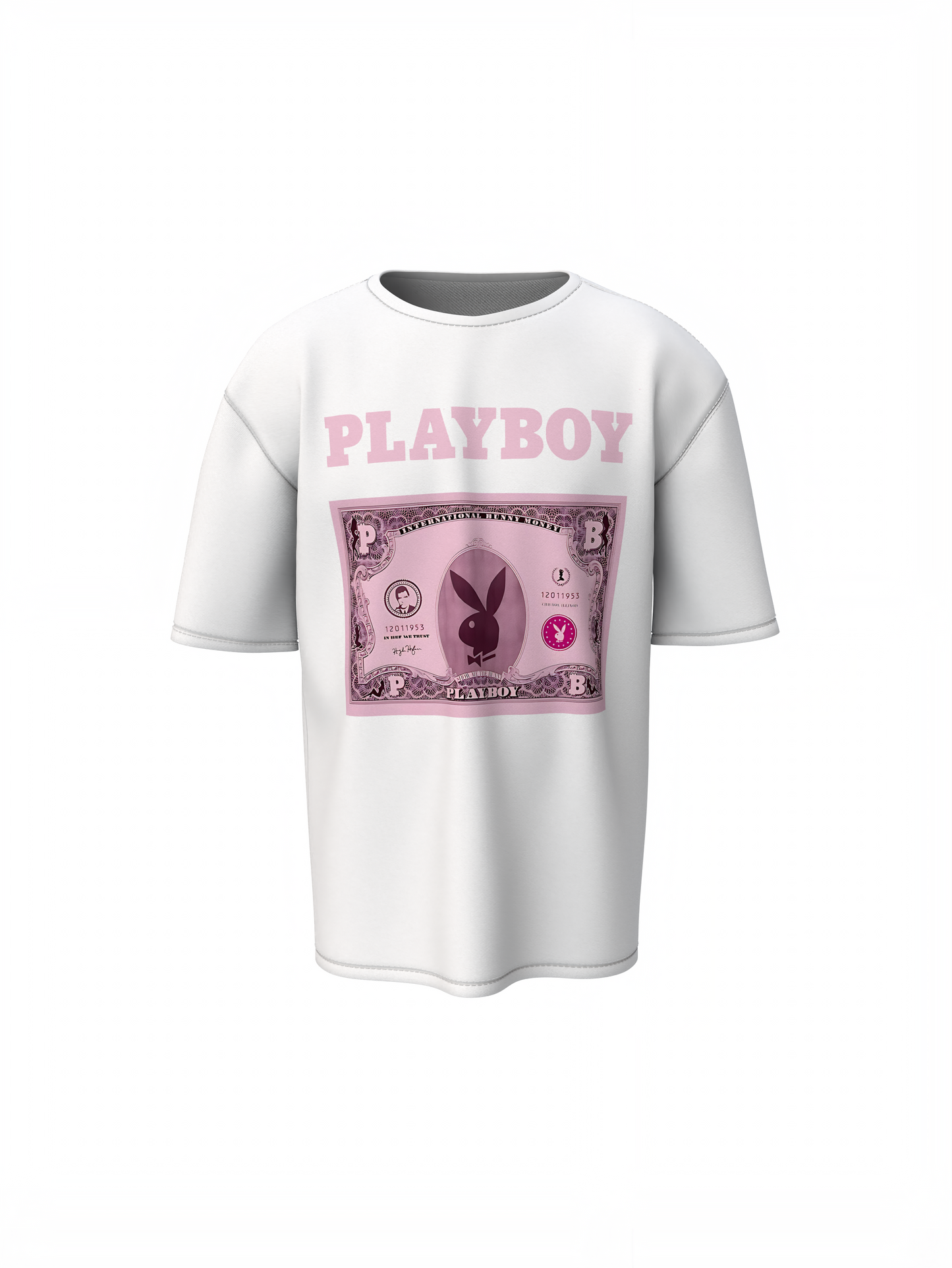 Playboy Money Oversized T-Shirt – Bold Streetwear Graphic Tee