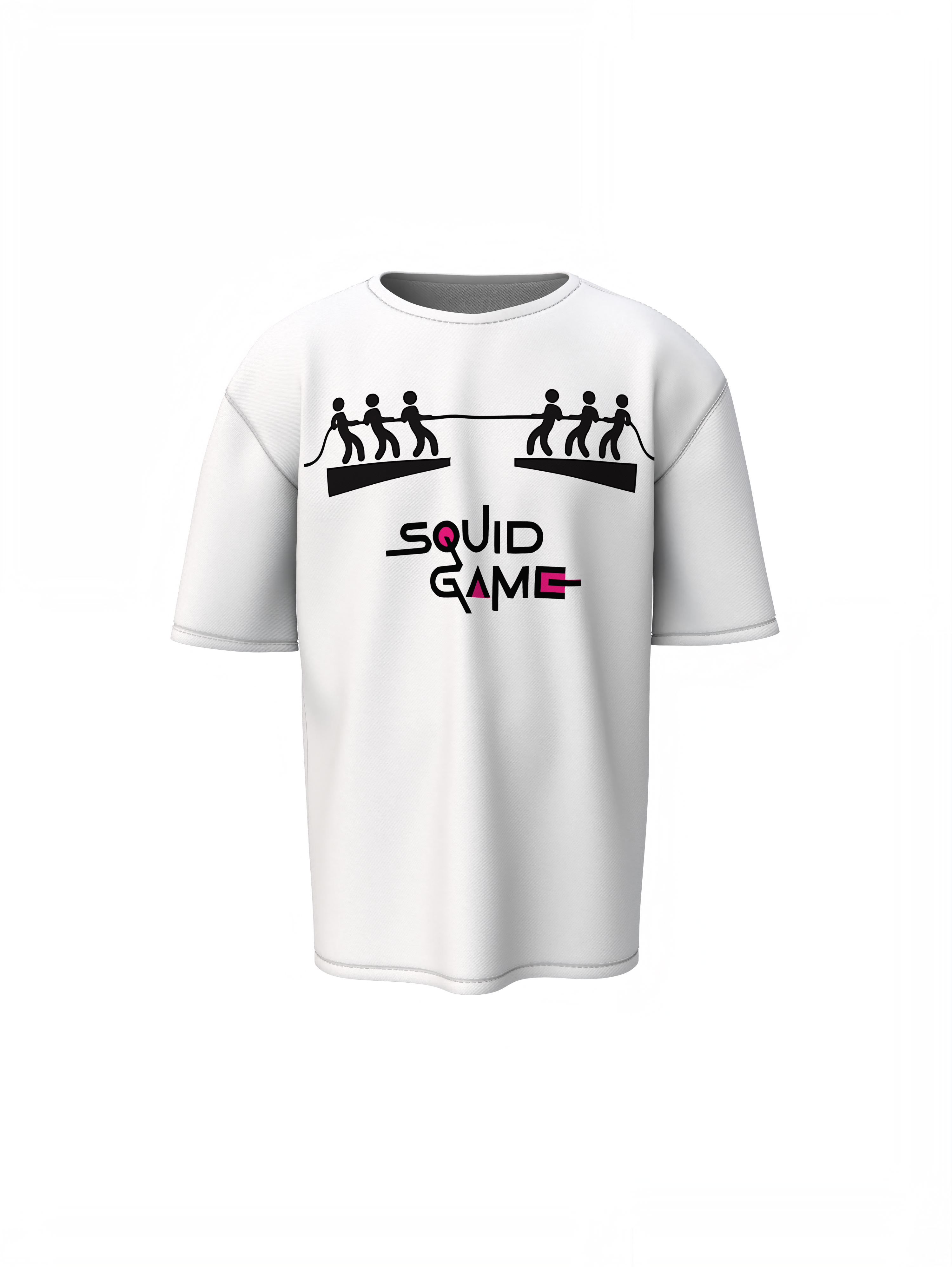 Squid Game Round Oversized T-Shirt