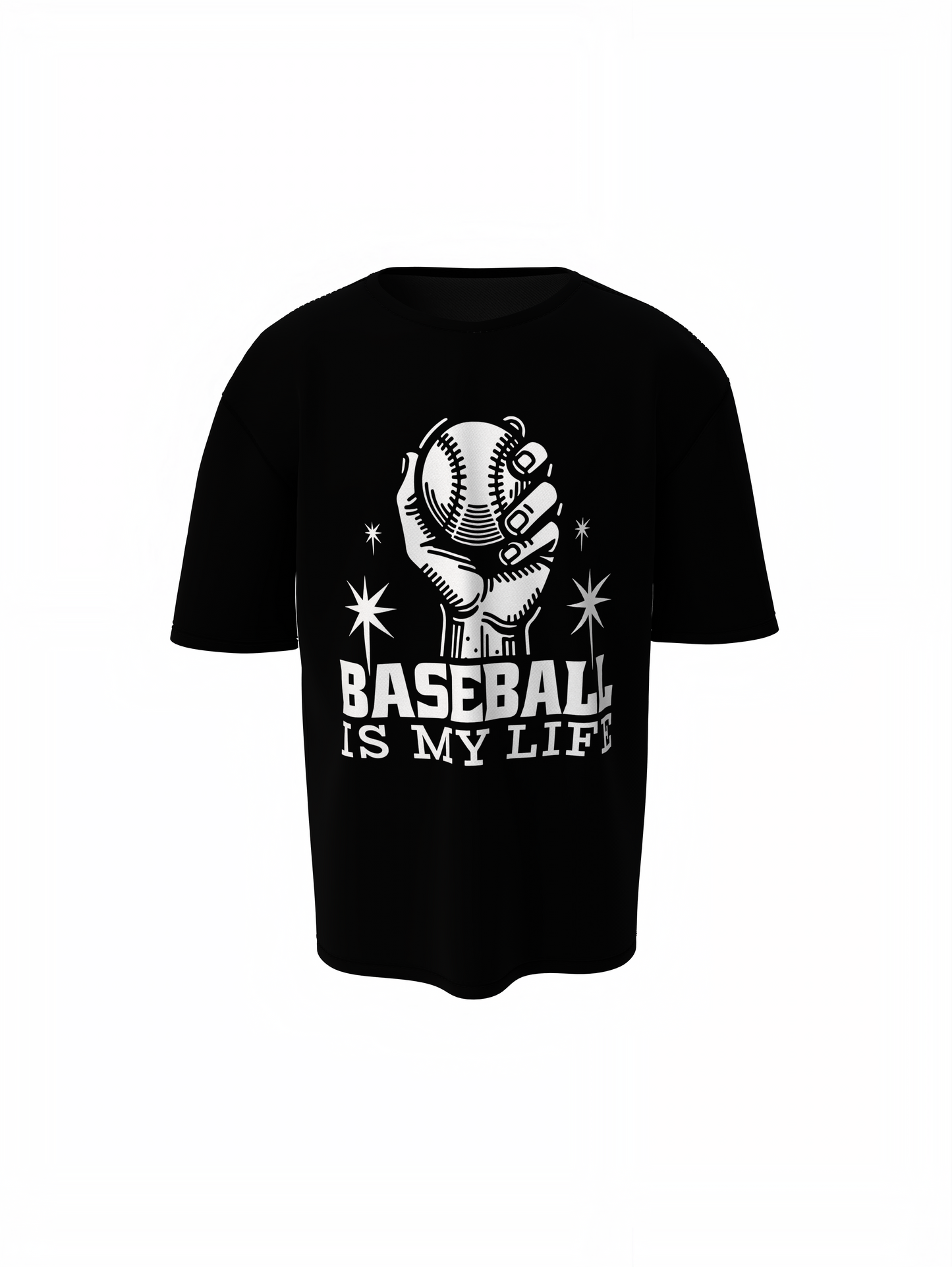 Baseball Is My Life Oversized T-Shirt