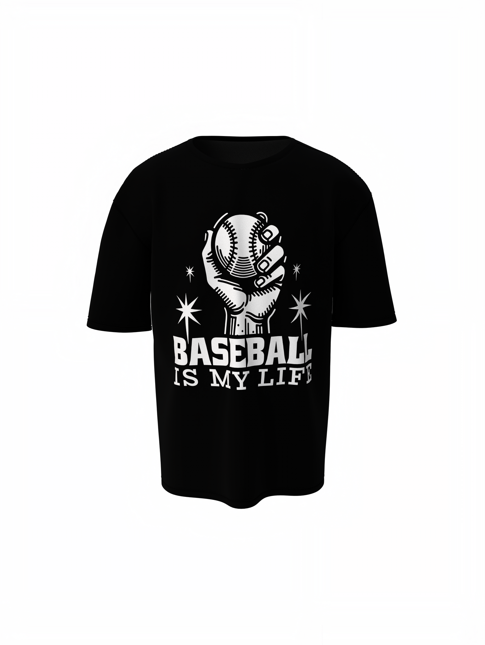 Baseball Is My Life Oversized T-Shirt