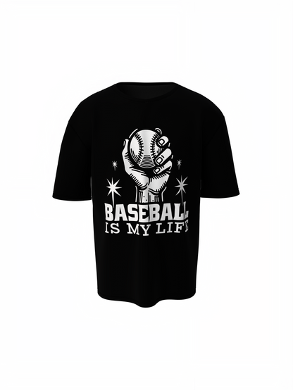 Baseball Is My Life Oversized T-Shirt