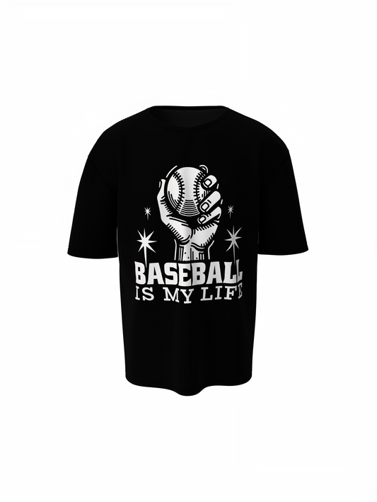 Baseball Is My Life Oversized T-Shirt