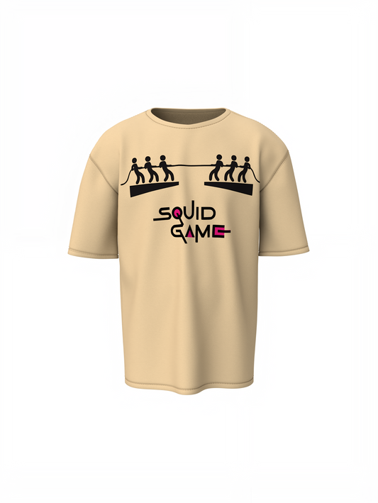 Squid Game Round Oversized T-Shirt Iconic Streetwear Art