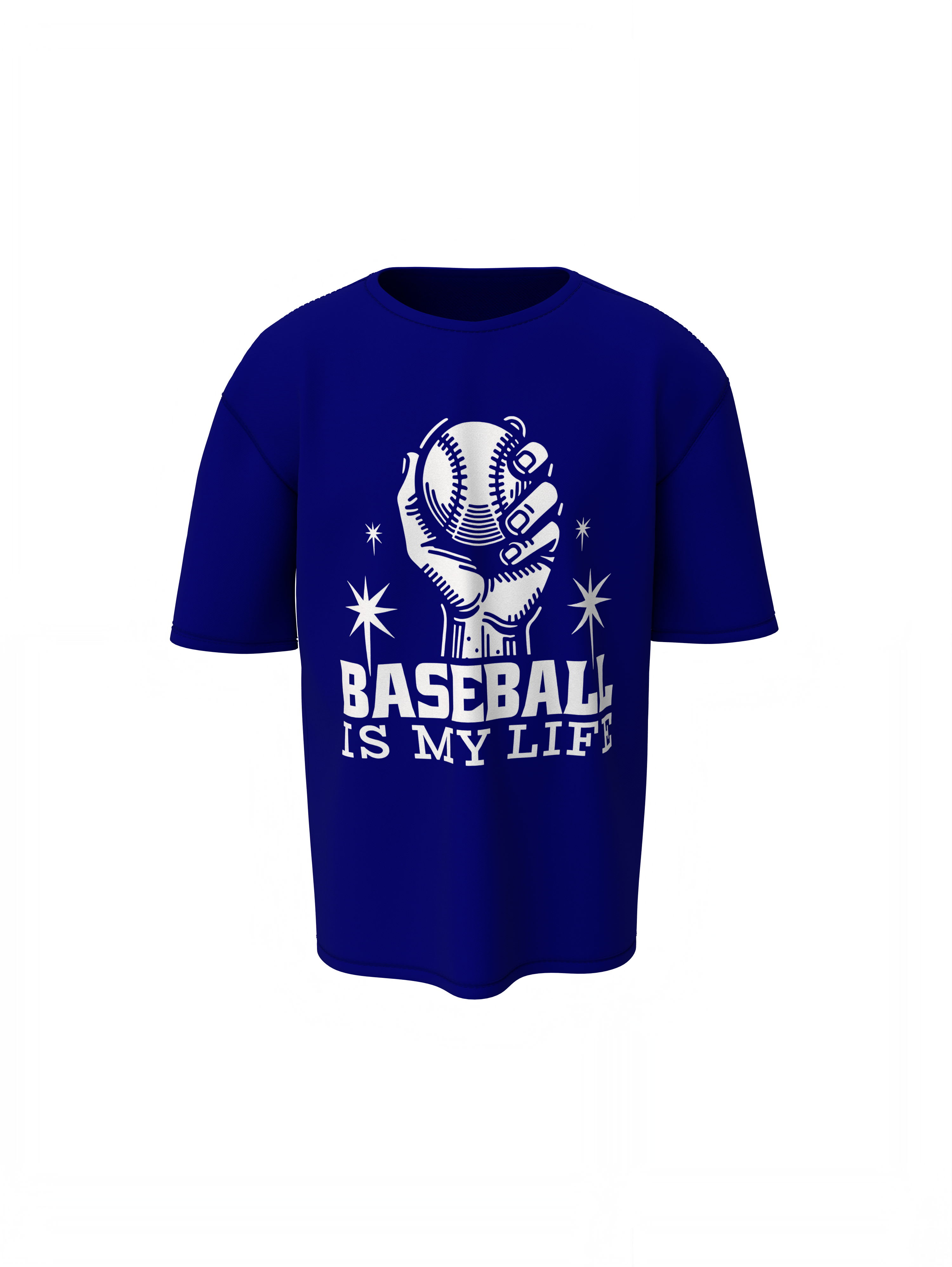 Baseball Is My Life Oversized T-Shirt