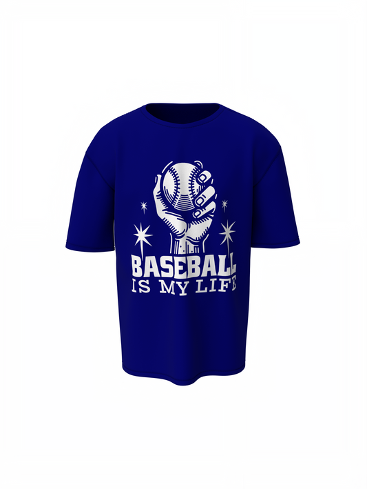 Baseball Is My Life Oversized T-Shirt