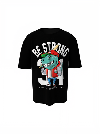 Baseball Be Strong Oversized T-Shirt