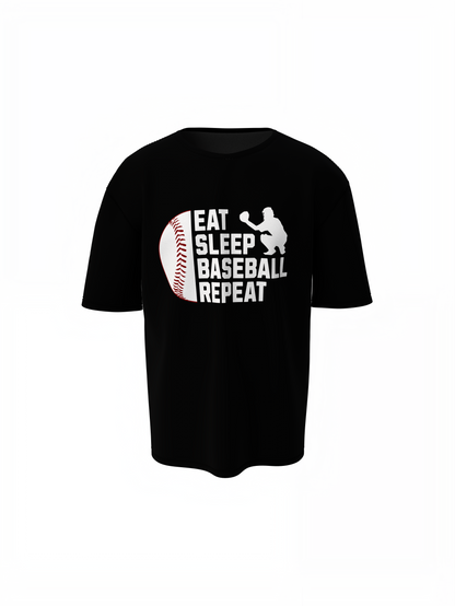 Eat Sleep Repeat Oversized T-Shirt