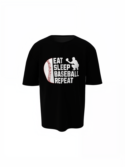 Eat Sleep Repeat Oversized T-Shirt