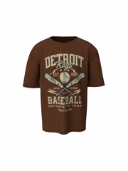 Baseball Detroit Oversized T-Shirt