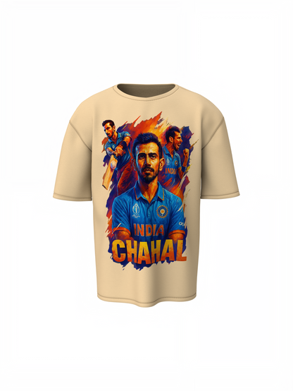 Abstract Chahal Oversized T-Shirt | Stylish Graphic Tee