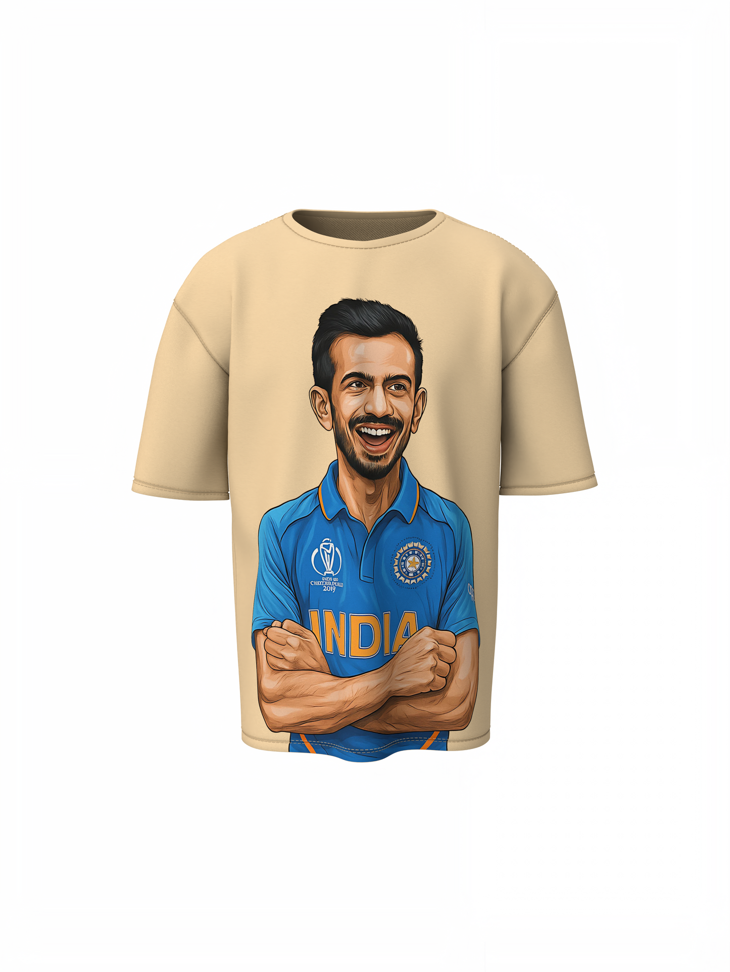 Chahal Spin Master Oversized T-Shirt Cricket King Style Tee