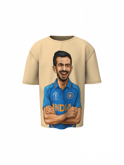 Chahal Spin Master Oversized T-Shirt Cricket King Style Tee