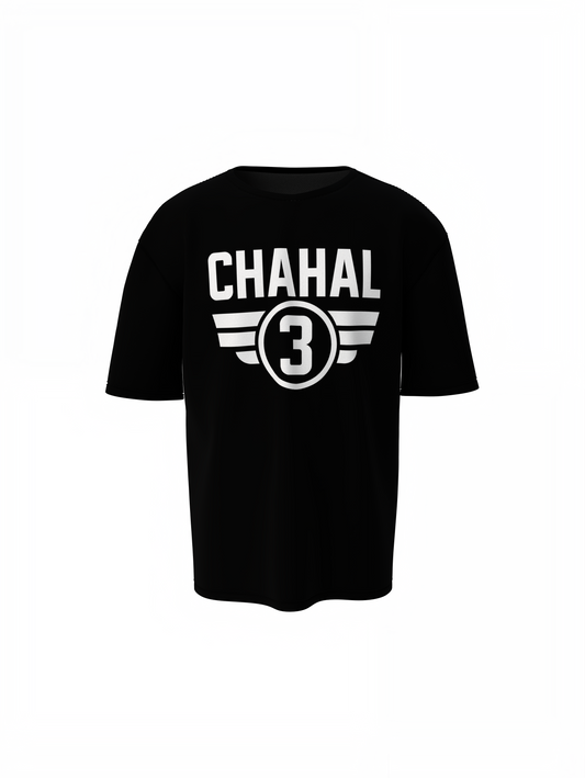 Yuzi Chahal Cricket Icon Oversized T-Shirt