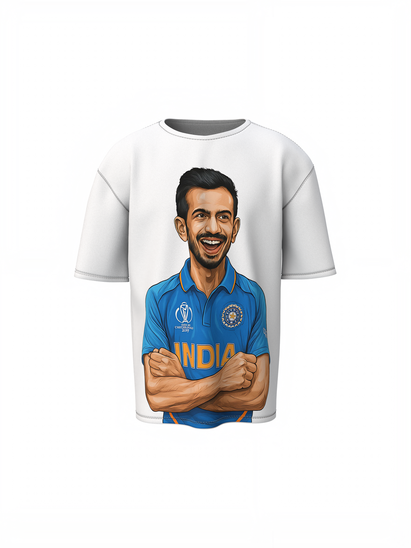 Chahal Spin Master Oversized T-Shirt Cricket King Style Tee