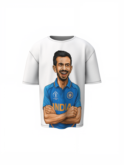 Chahal Spin Master Oversized T-Shirt Cricket King Style Tee
