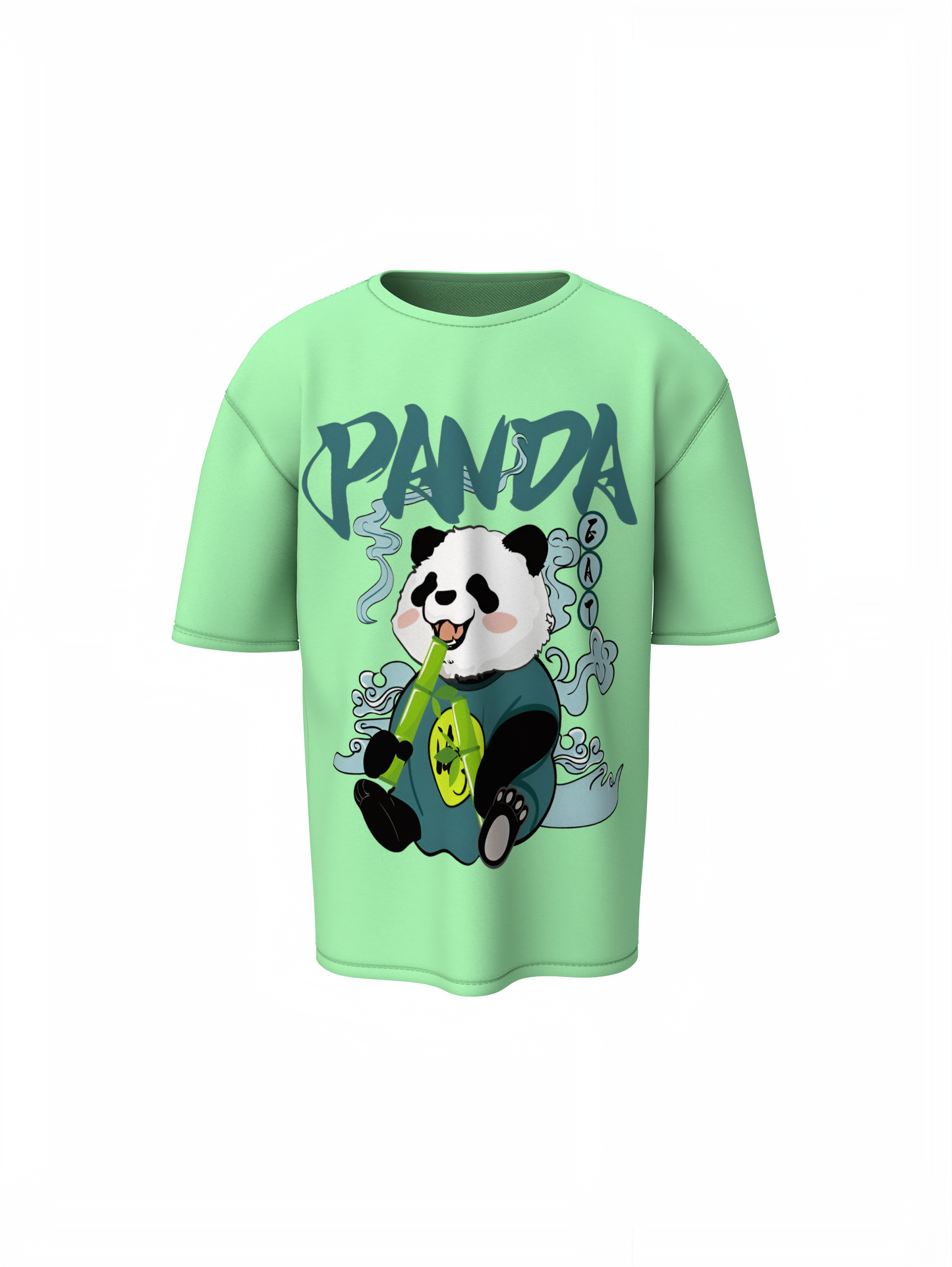 Baby Panda Oversized T-Shirt Cute Streetwear Style