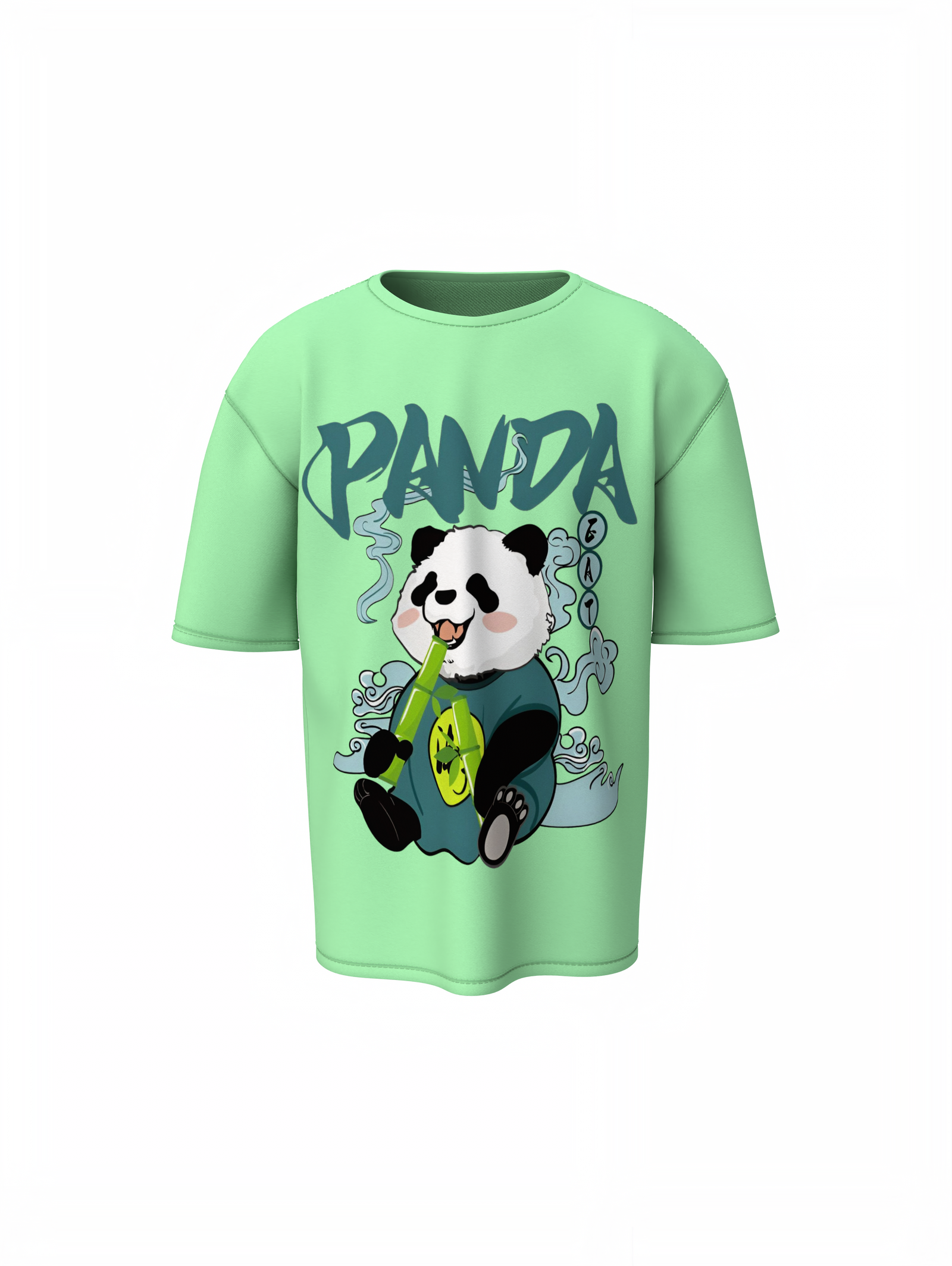 Baby Panda Oversized T-Shirt Cute Streetwear Style