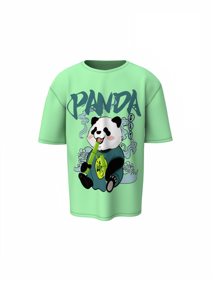 Baby Panda Oversized T-Shirt Cute Streetwear Style