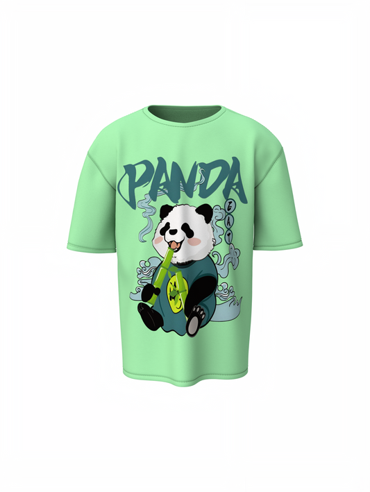 Baby Panda Oversized T-Shirt Cute Streetwear Style