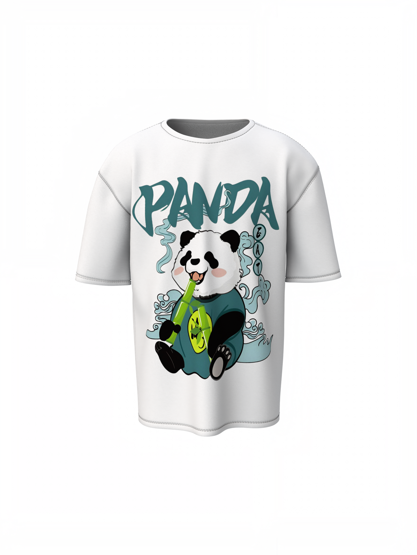 Baby Panda Oversized T-Shirt Cute Streetwear Style