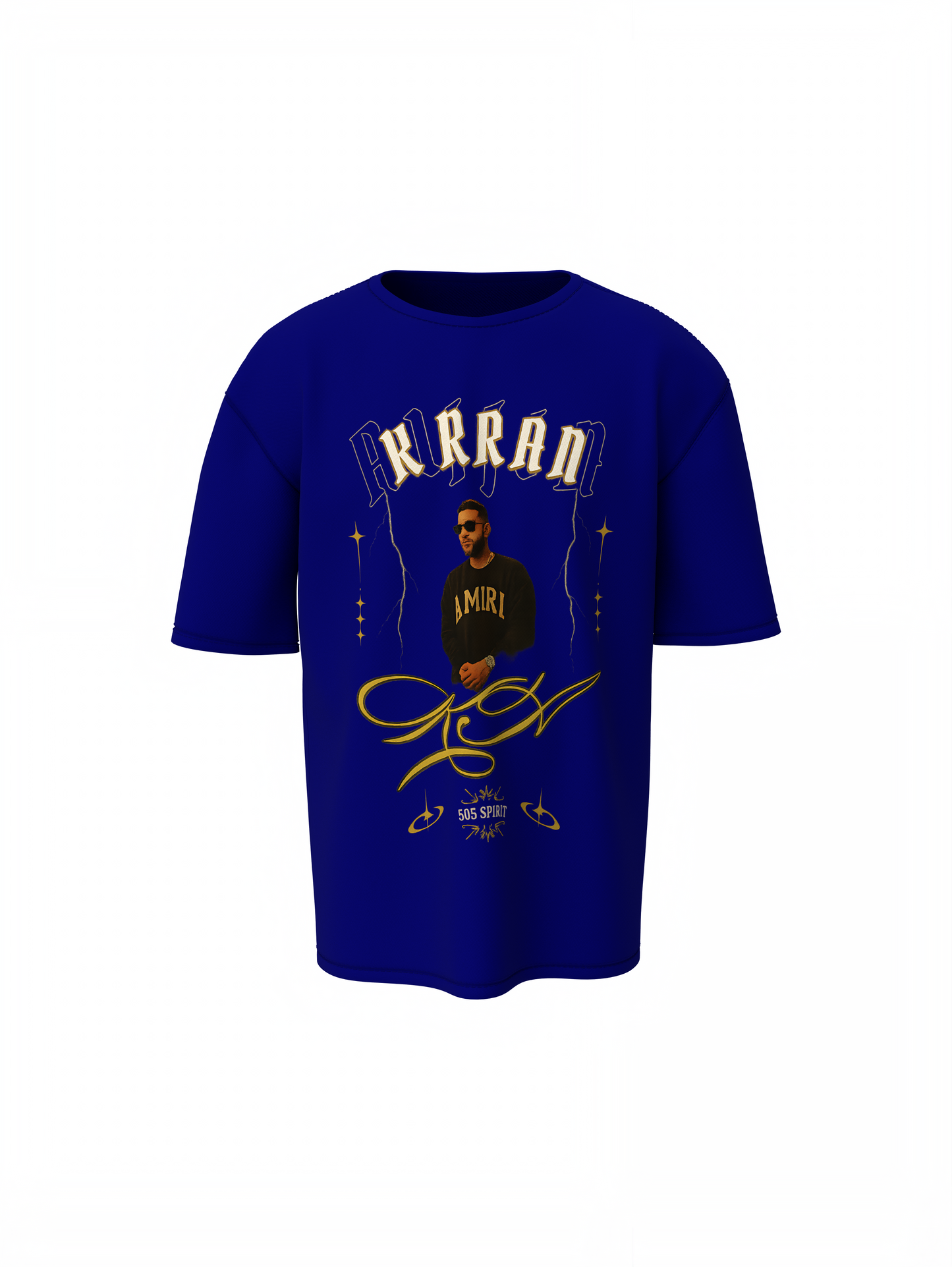Aujla Lyric Flow Oversized T-Shirt Punjabi Rap Streetwear