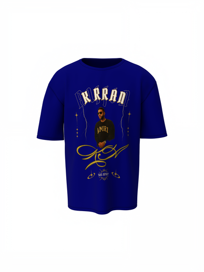 Aujla Lyric Flow Oversized T-Shirt Punjabi Rap Streetwear