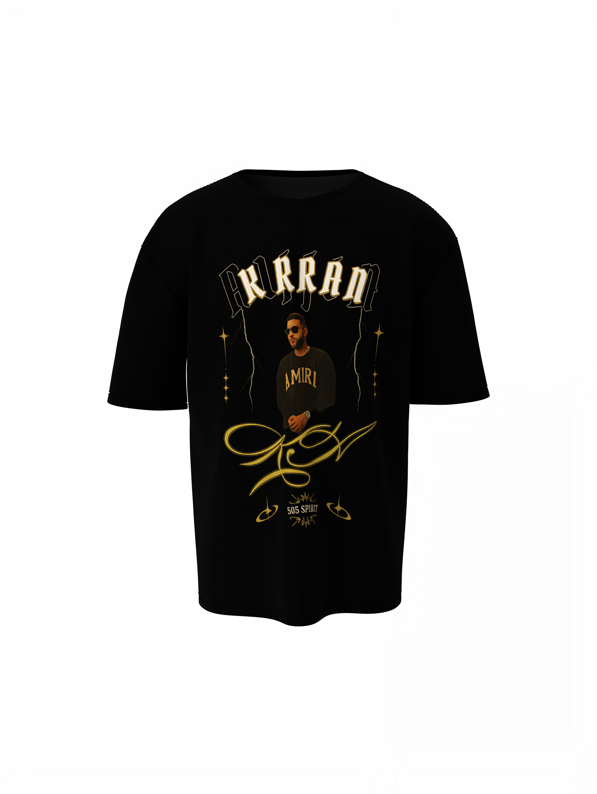 Aujla Lyric Flow Oversized T-Shirt