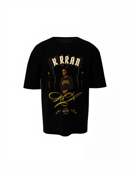 Aujla Lyric Flow Oversized T-Shirt Punjabi Rap Streetwear