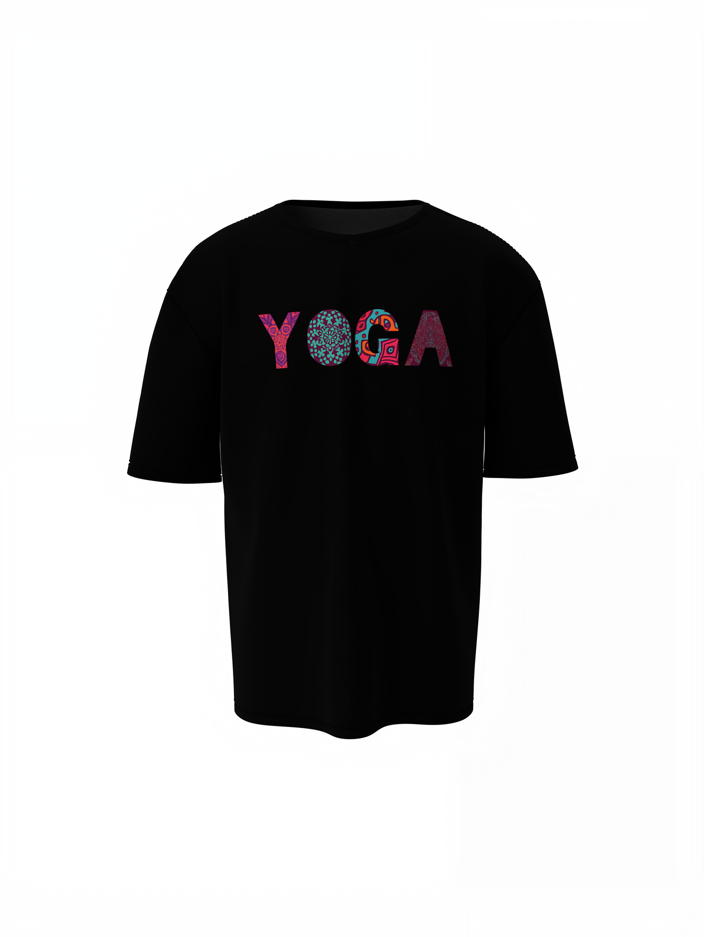 Positive Yoga Oversized T-Shirt for Relaxed Casual Style
